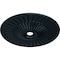 Ekena Millwork Galveston Ceiling Medallion (Canopies up to 4 3/4"), 36 5/8"OD x 3 5/8"ID x 2 3/8"P, Night Shade CM36GLNSF - alternate 2